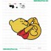 Baby Pooh Embroidery Design 04