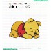 Baby Pooh Embroidery Design 10