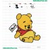 Baby Pooh Embroidery Design 11