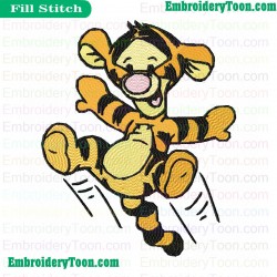 Baby Pooh Embroidery Design 16