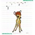 Bambi Embroidery Design 01