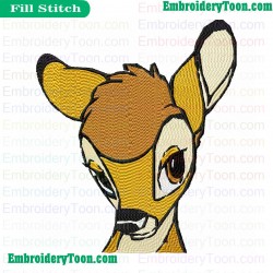 Bambi Embroidery Design 05