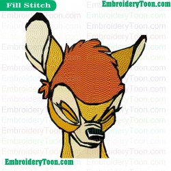 Bambi Embroidery Design 06
