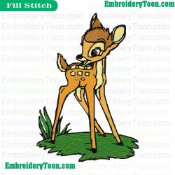 Bambi Embroidery Design 10