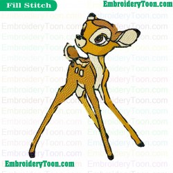 Bambi Embroidery Design 11