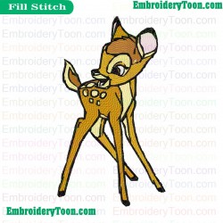 Bambi Embroidery Design 12