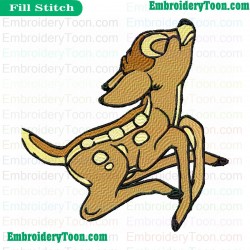 Bambi Embroidery Design 14