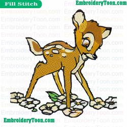Bambi Embroidery Design 15