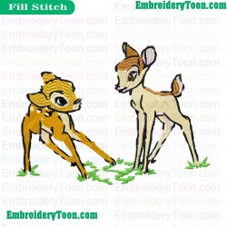 Bambi Embroidery Design 26