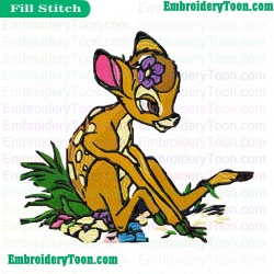 Bambi Embroidery Design 28