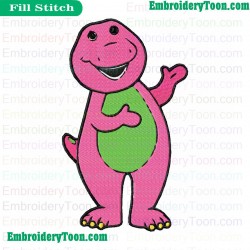 Barney And Friends Embroidery Design 08