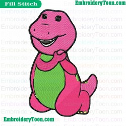 Barney And Friends Embroidery Design 09