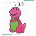 Barney And Friends Embroidery Design 09
