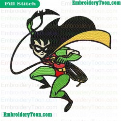 Batman Beyond Embroidery Design 09