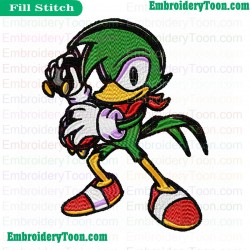 Bean The Dynamite Embroidery Design