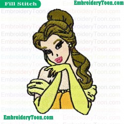 Beauty And The Beast Embroidery Design