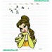 Beauty And The Beast Embroidery Design