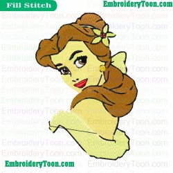 Belle Cute Embroidery Design