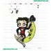 Betty Boop Embroidery Design 06