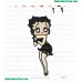 Betty Boop Embroidery Design 07