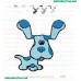 Blue Clues Amazed Embroidery Design