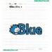 Blue Puffle Embroidery Design