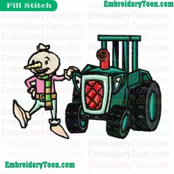 Bob The Builder Embroidery Design 04
