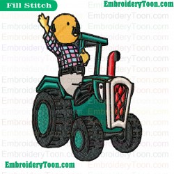 Bob The Builder Embroidery Design 08