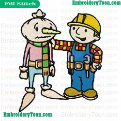 Bob The Builder Embroidery Design 10