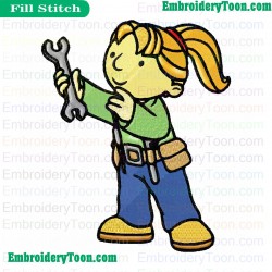 Bob The Builder Embroidery Design 11