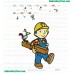 Bob The Builder Embroidery Design 14