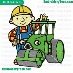 Bob The Builder Embroidery Design 15
