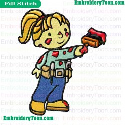 Bob The Builder Embroidery Design 16