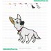 Bolt Embroidery Design 05