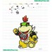 Bowser Embroidery Design