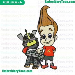 Boy Genious Embroidery Design 16