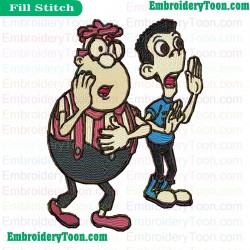 Boy Genious Embroidery Design 17