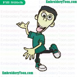 Boy Genious Embroidery Design 25