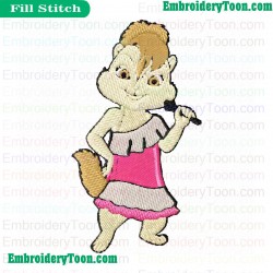 Brittany Cute Embroidery Design