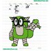 Brobee Yo Gabba Nickelodeon Embroidery Embroidery Design