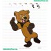 Broher Bear Embroidery Design 07