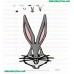Bugs Bunny Funny Embroidery Design