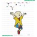 Caillou Embroidery Design 08