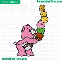 Care Bears Embroidery Design 01