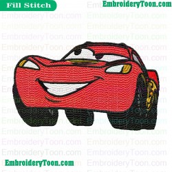 Cars Embroidery Design 02