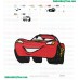 Cars Embroidery Design 02