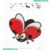 Cartoon Beetle Embroidery Design