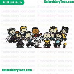 Charlie Brown 05 Embridery Design Embroidery Design