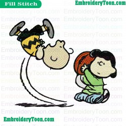 Charlie Brown 10 Embridery Design Embroidery Design