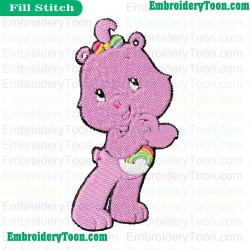 Cheer Bear Vary Happy Embroidery Design